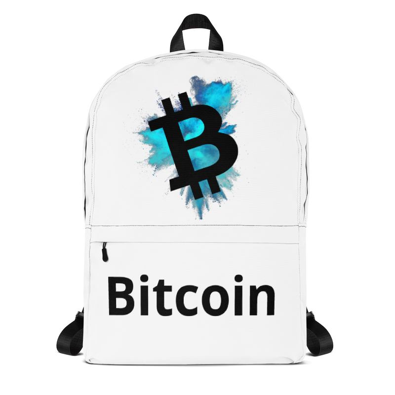 Bitcoin color cloud - Backpack
