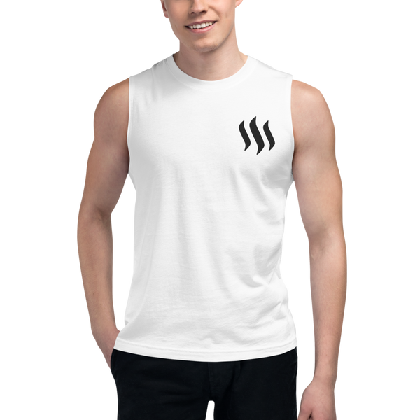 Steem – Men's Embroidered Muscle Shirt
