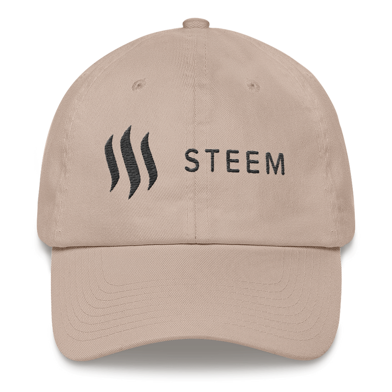 Steem black - Baseball cap