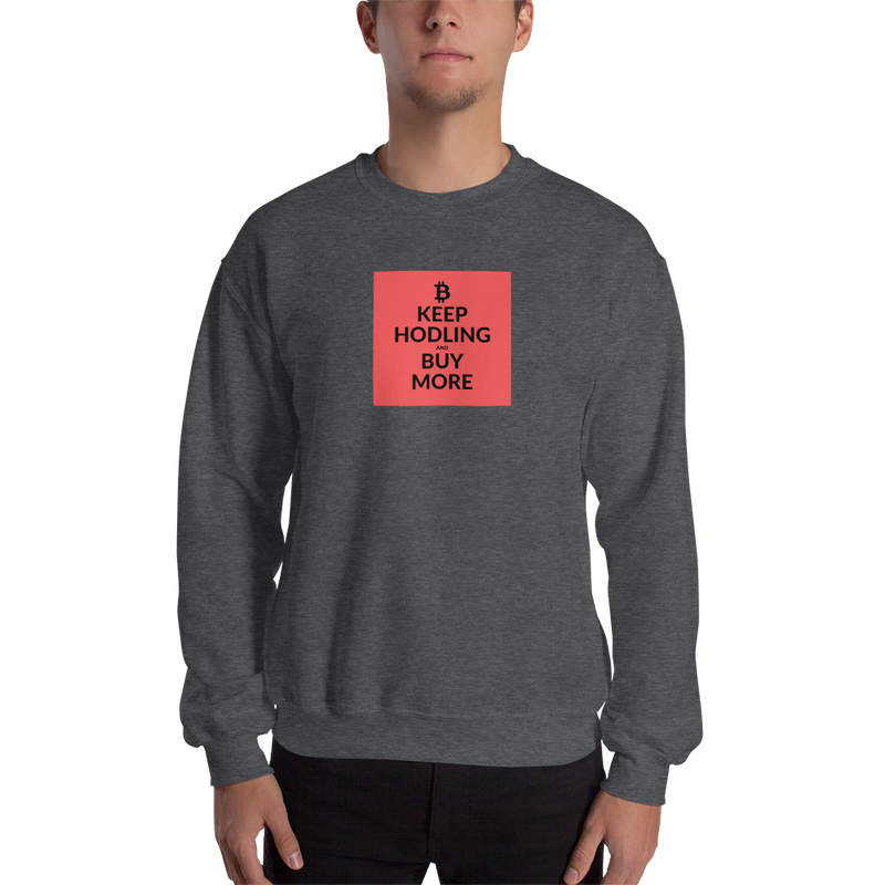Keep hodling (Bitcoin) - Men's Crewneck Sweatshirt