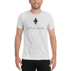Ethereum logo - Men's Tri-Blend T-Shirt