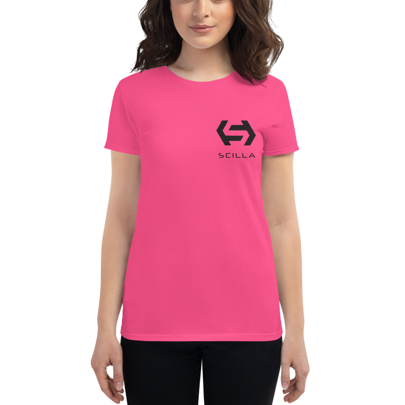 Scilla – Women's Embroidered Short Sleeve T-Shirt