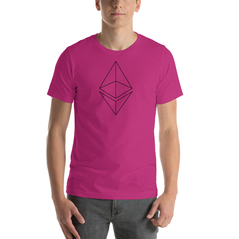 Ethereum line design - Men's Premium T-Shirt