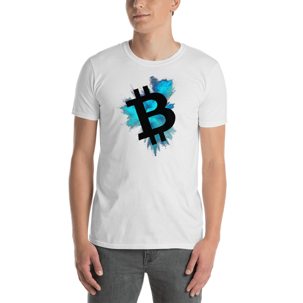 Bitcoin color cloud - Men's T-Shirt