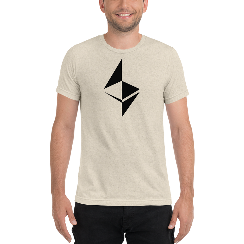 Ethereum surface design - Men's Tri-Blend T-Shirt