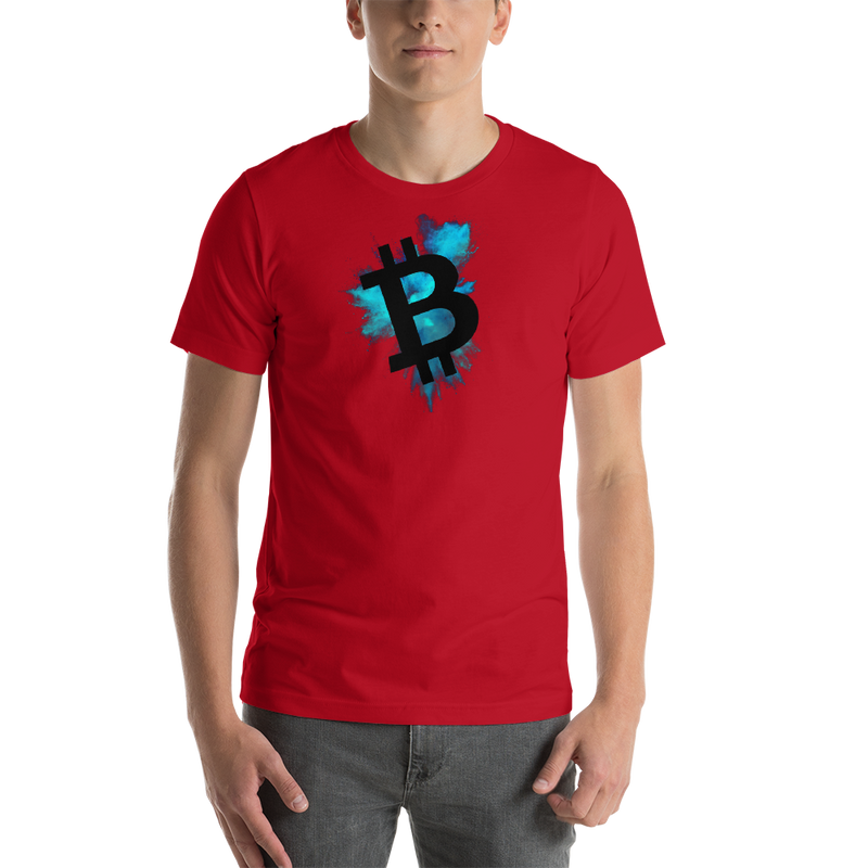 Bitcoin color cloud - Men's Premium T-Shirt