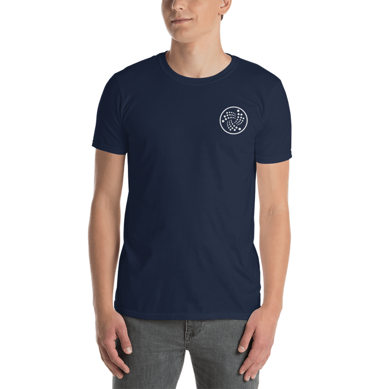 Iota logo - Men's Embroidered T-Shirt