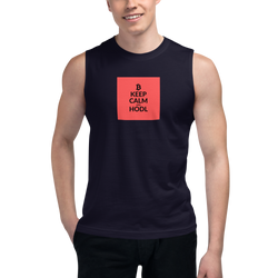 Keep calm (Bitcoin) – Men’s Muscle Shirt