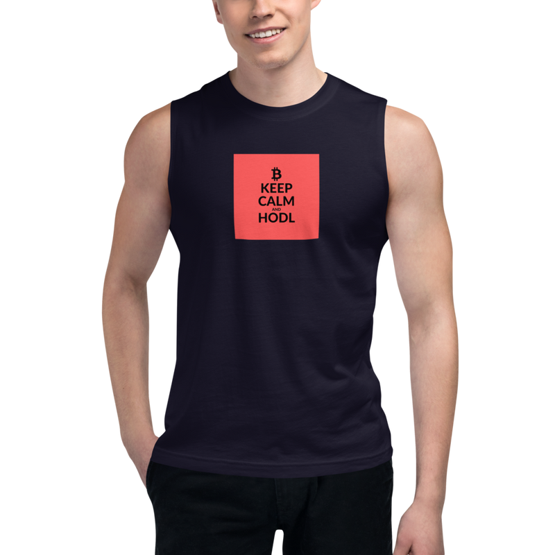Keep calm (Bitcoin) – Men’s Muscle Shirt