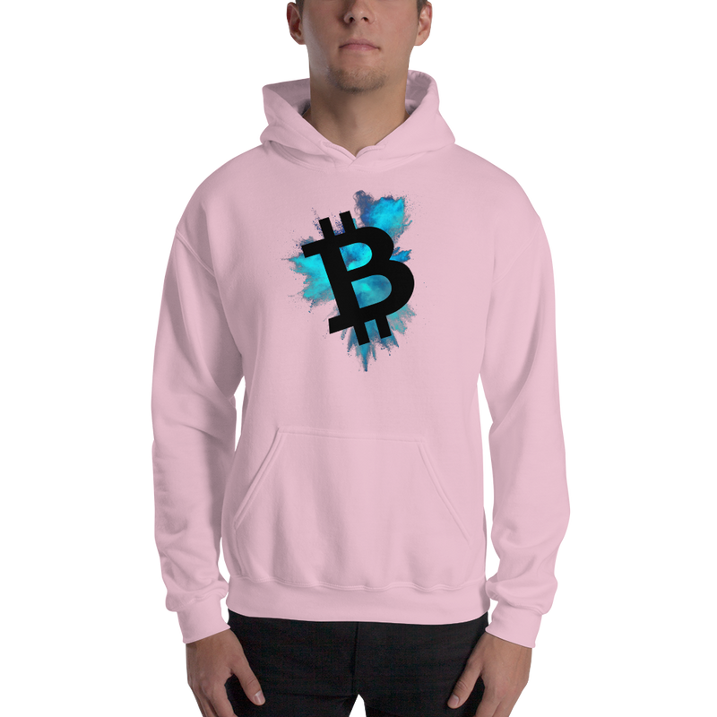 Bitcoin color cloud - Men's Hoodie