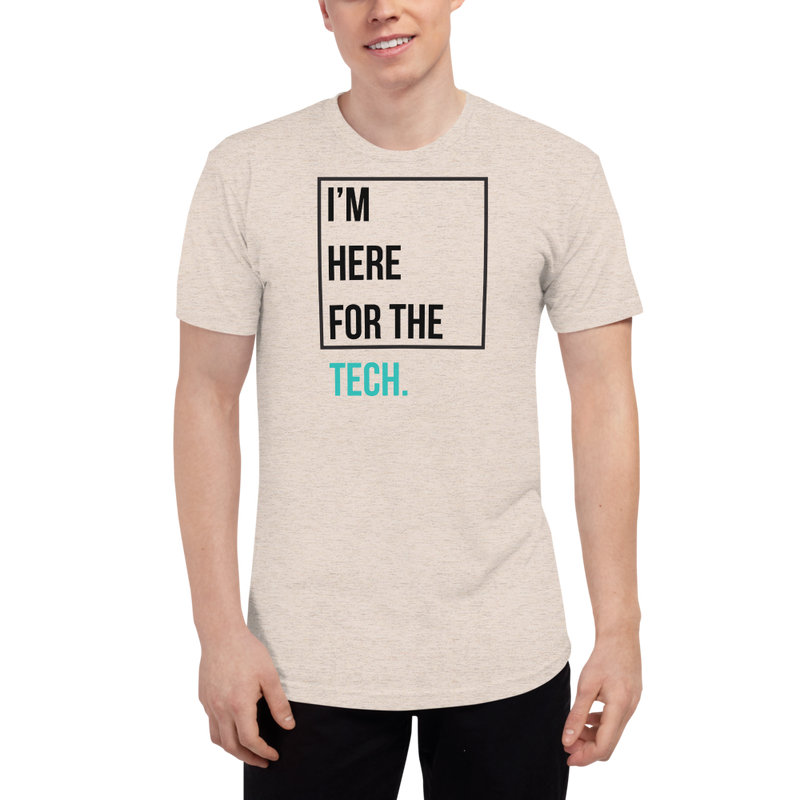 I'm here for the tech (Zilliqa) – Men’s Track Shirt
