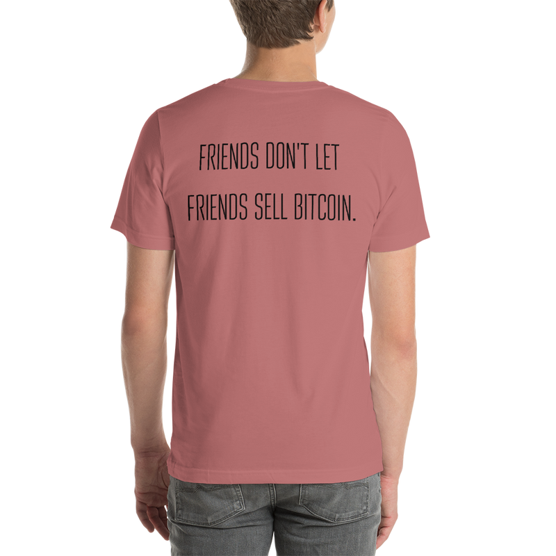 Friends don't let friends sell bitcoin - Men's premium T-Shirt