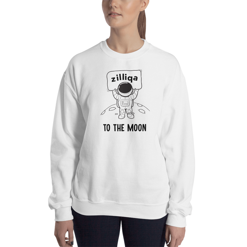 Zilliqa to the moon – Women’s Crewneck Sweatshirt