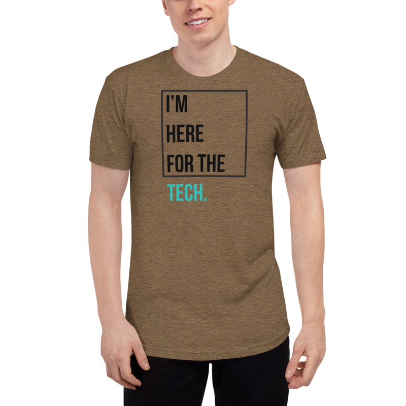 I'm here for the tech (Zilliqa) – Men’s Track Shirt