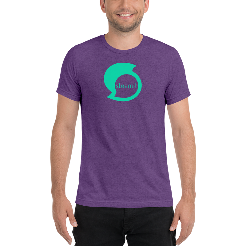 Steemit – Men’s Tri-Blend T-Shirt