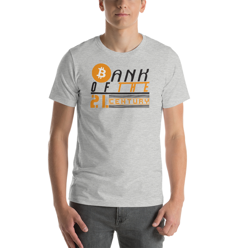 Bank of the 21. century (Bitcoin) - Men's Premium T-Shirt
