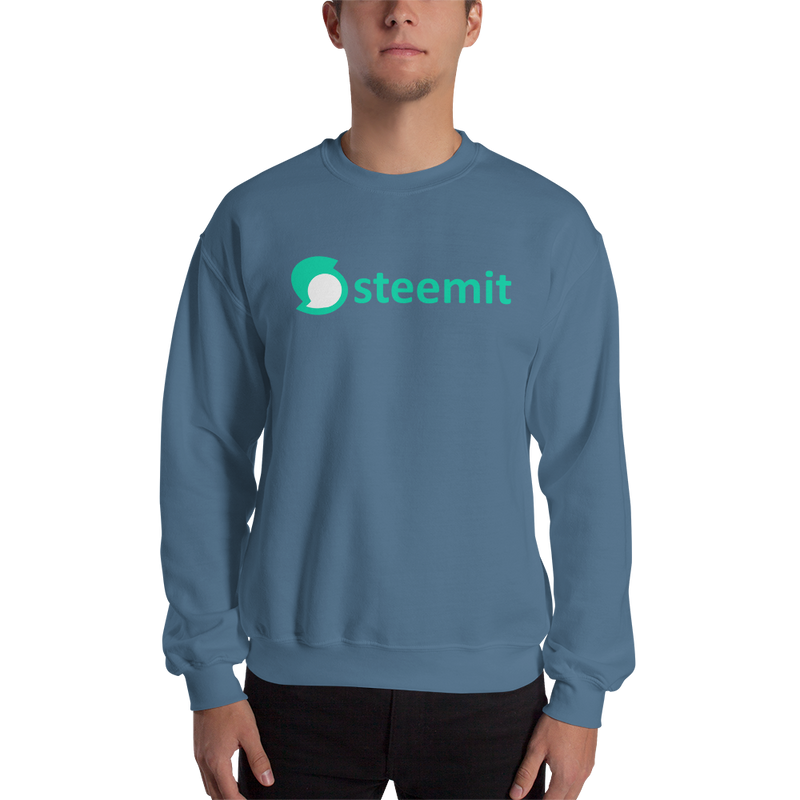 Steemit – Men’s Crewneck Sweatshirt