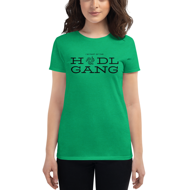 Hodl gang (Iota) - Women's Short Sleeve T-Shirt