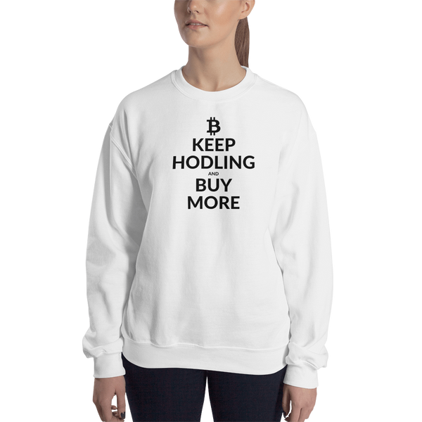 Keep hodling (Bitcoin) – Women’s Crewneck Sweatshirt