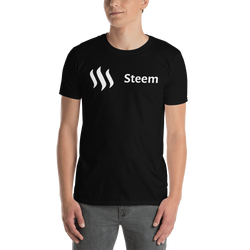 Steem white - Men's T-Shirt