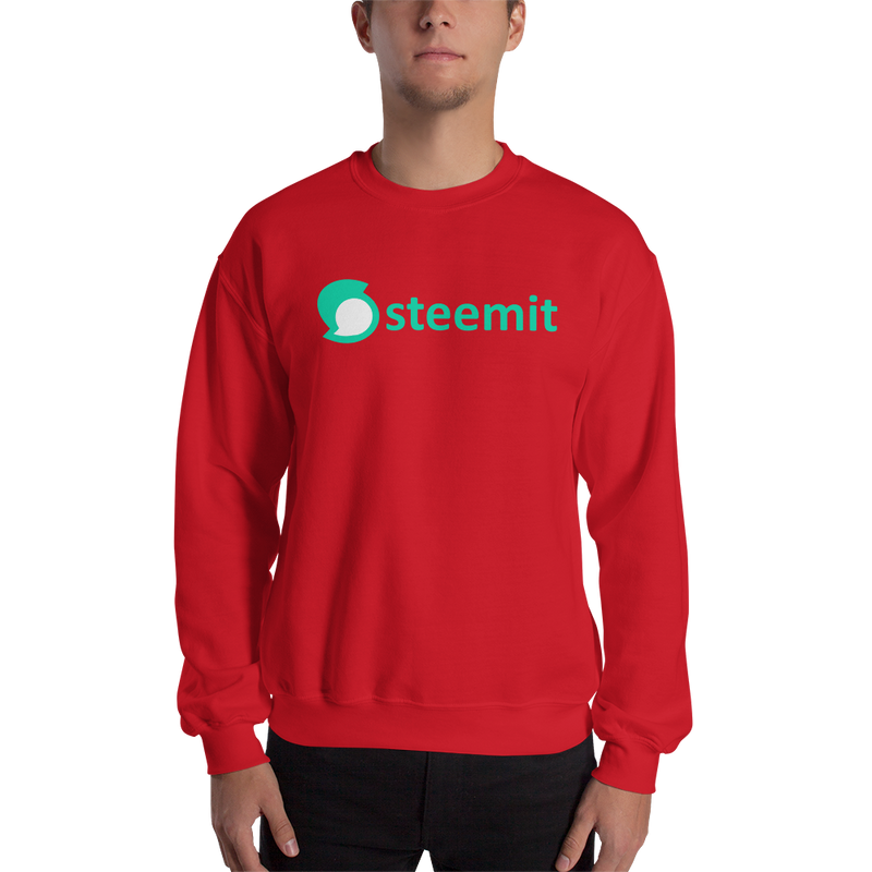 Steemit – Men’s Crewneck Sweatshirt