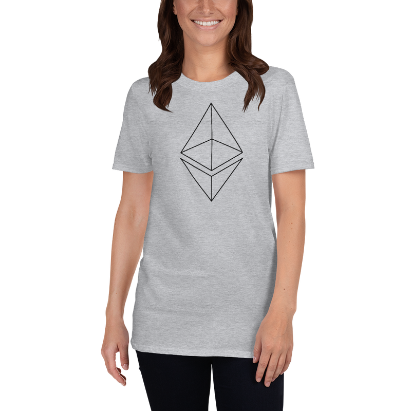 Ethereum line design - Women's T-Shirt