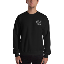 Iota floating design – Men’s Embroidered Crewneck Sweatshirt