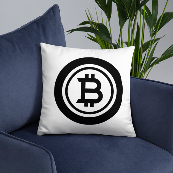 Bitcoin black - Pillow