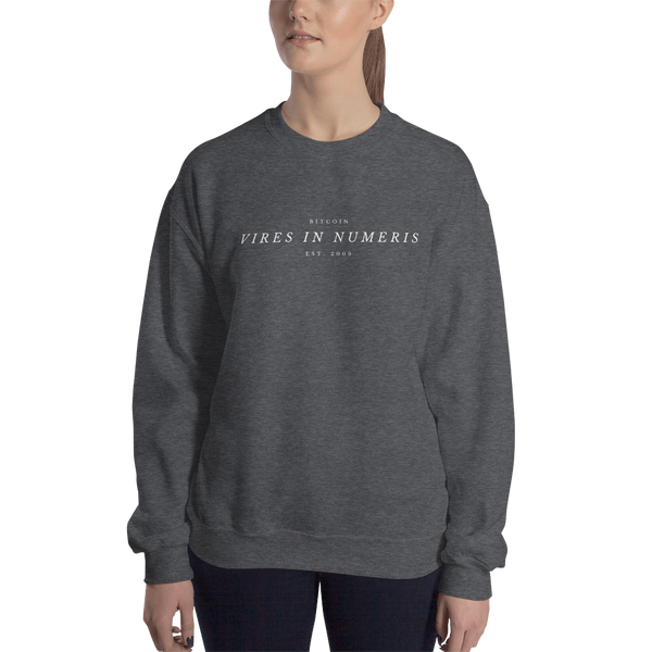 dgfbd Vires in numeris (Bitcoin) – Women’s Crewneck Sweatshirt