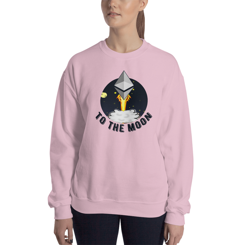 Ethereum to the moon – Women’s Crewneck Sweatshirt