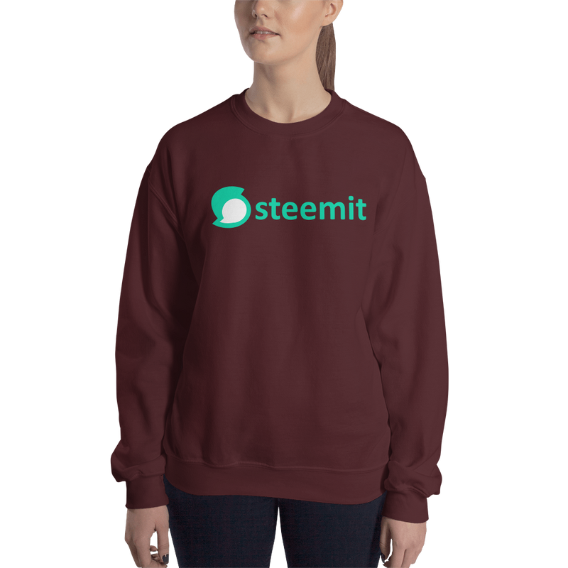 Steemit – Women’s Crewneck Sweatshirt