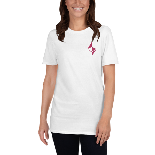 Ethereum surface design - Women's Embroidered T-Shirt