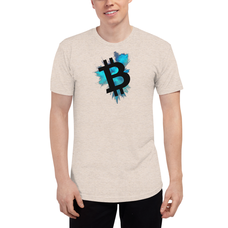 Bitcoin color cloud - Men's Track Shirt