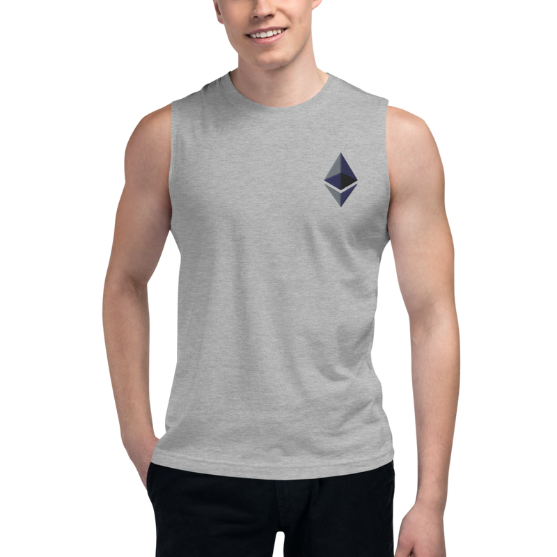 Ethereum – Men’s Embroidered Muscle Shirt