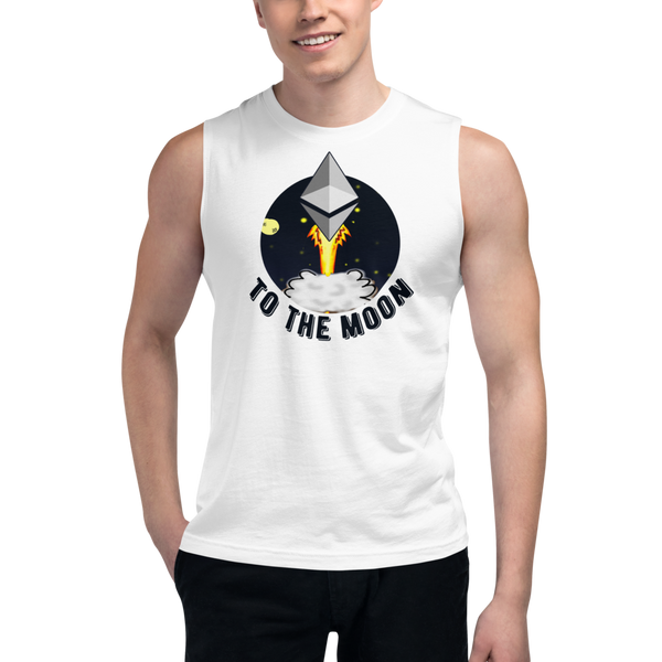 Ethereum to the moon – Men’s Muscle Shirt