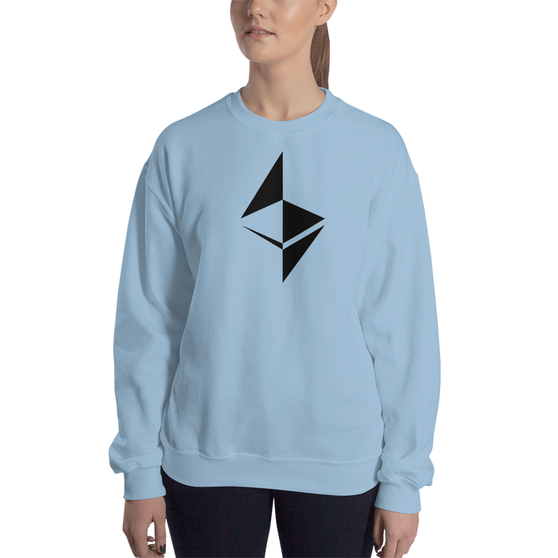 Ethereum surface design – Women’s Crewneck Sweatshirt