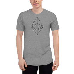 Ethereum line design - Men's Track Shirt