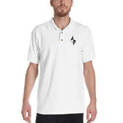 Ethereum - Men's Embroidered Polo Shirt