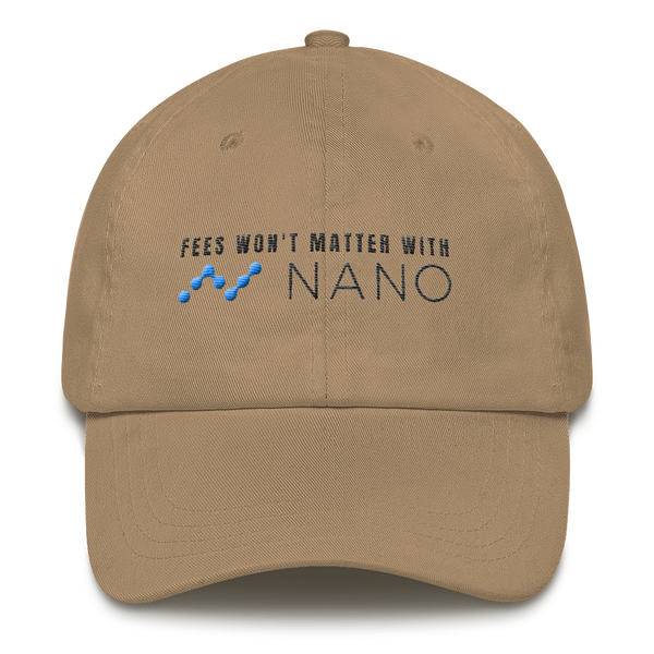 Fees won't matter with nano - Baseball Cap