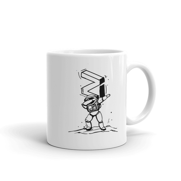 Zilliqa dab – White Mug (11 oz. & 15. Oz.)