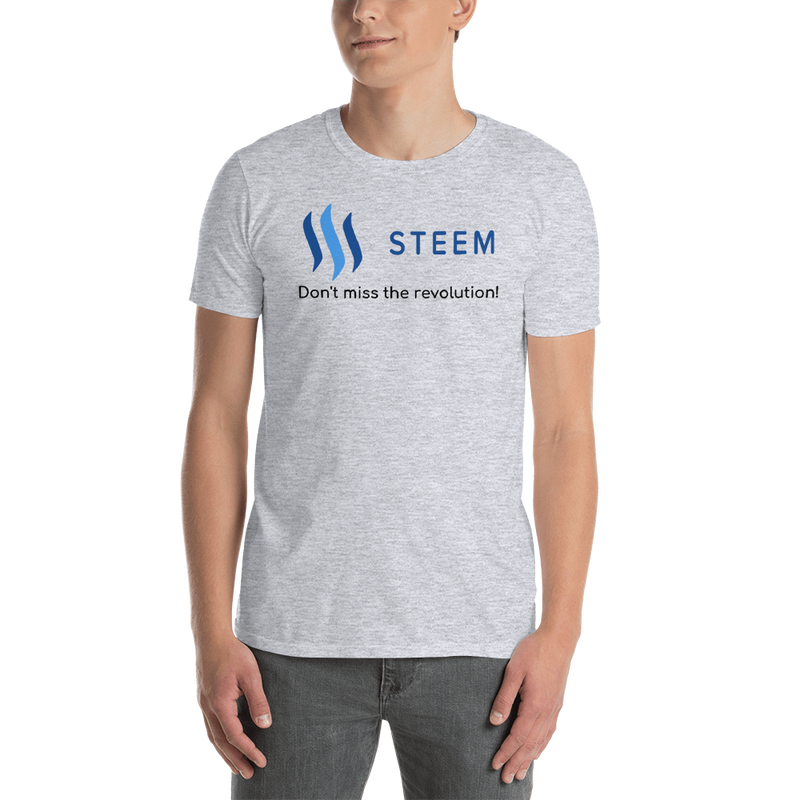 Steem don't miss the revolution - Men's T-Shirt