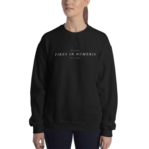 dgfbd Vires in numeris (Bitcoin) – Women’s Crewneck Sweatshirt