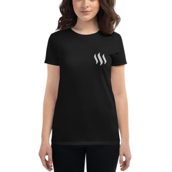 Steem - Women's Embroidered Short Sleeve T-Shirt