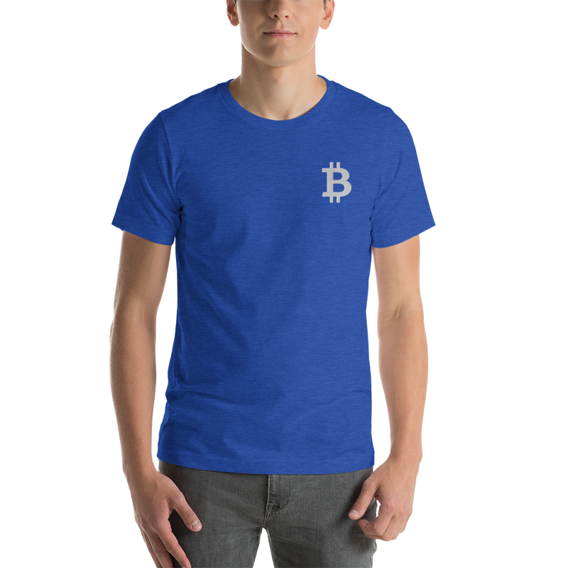 Bitcoin - Men's Embroidered Premium T-Shirt