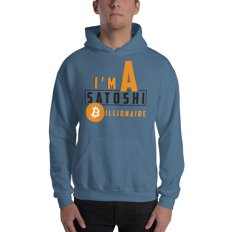 I'm a satoshi billionaire (Bitcoin) - Men’s Hoodie