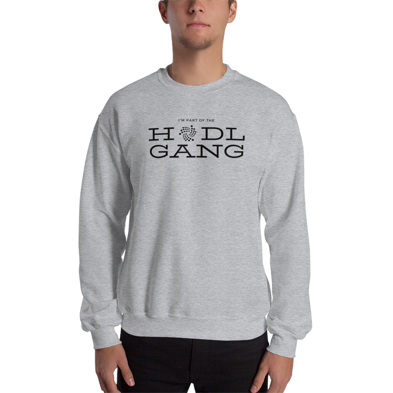 Hodl gang (iota) – Men’s Crewneck Sweatshirt