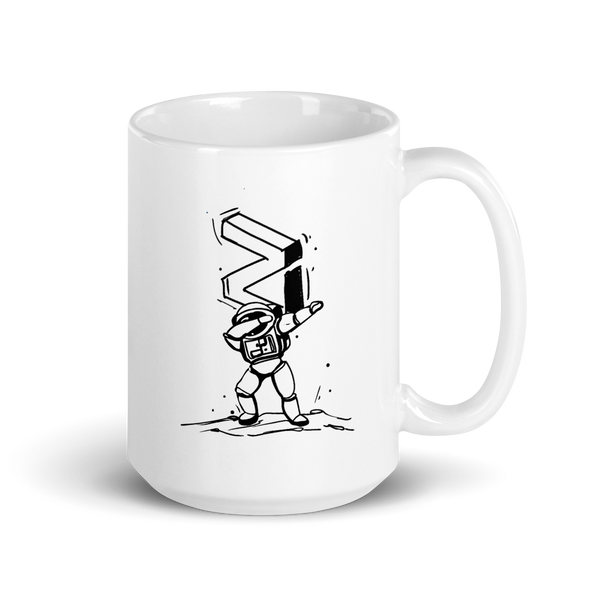 Zilliqa dab – White Mug (11 oz. & 15. Oz.)
