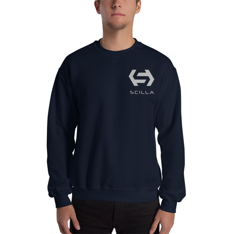 Scilla – Men’s Embroidered Crewneck Sweatshirt