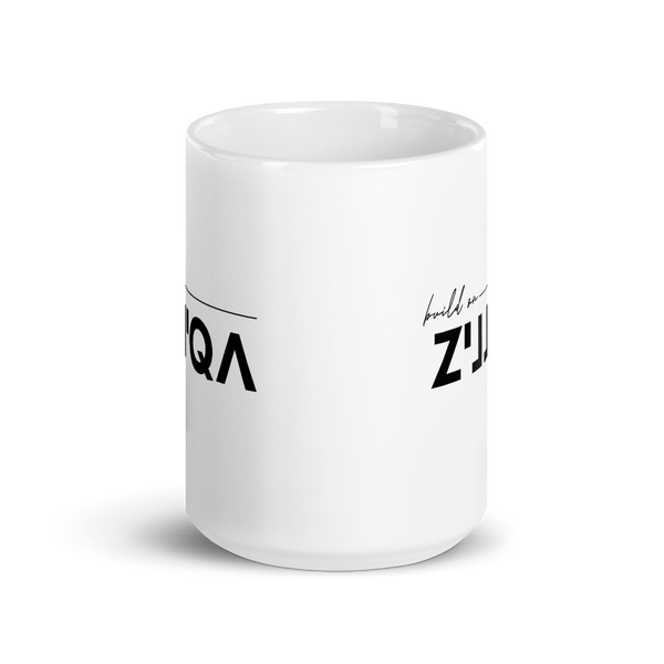 Build on Zilliqa – White Mug (11 oz. & 15. Oz.)