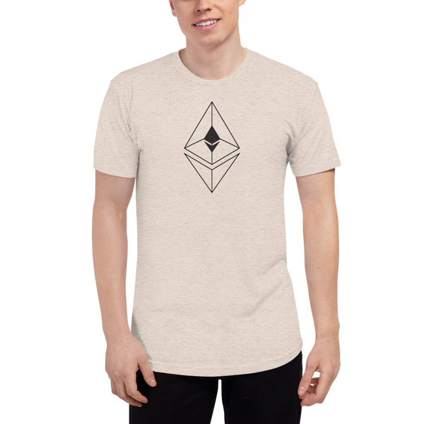 Ethereum line design - Men's Track Shirt